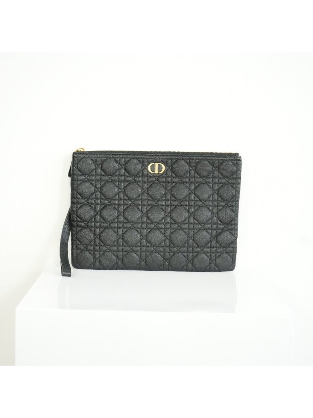 Christian Dior Quilted Black Clutch Bag